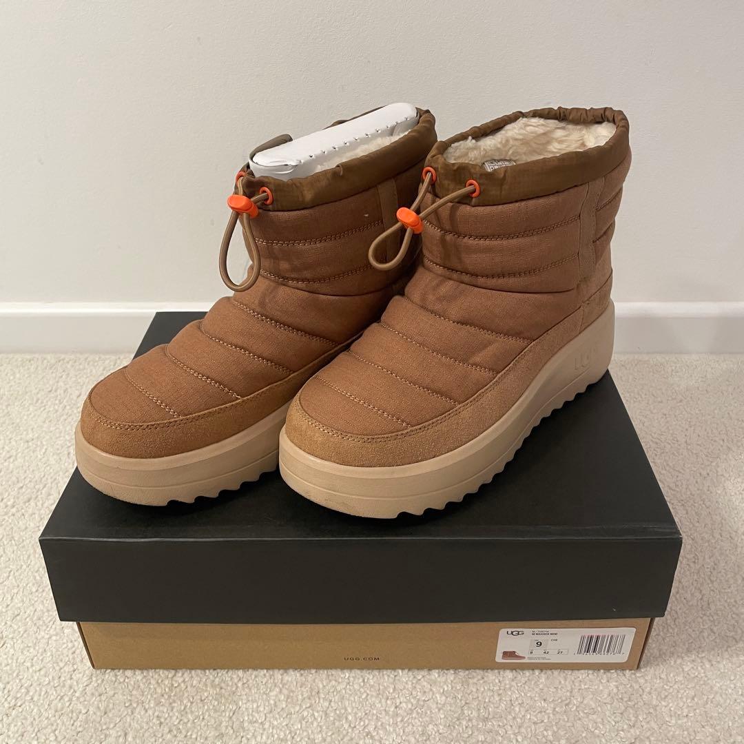 UGG Maxxer Mini 防水ムートンブーツ ブラウン 27cm - メルカリ