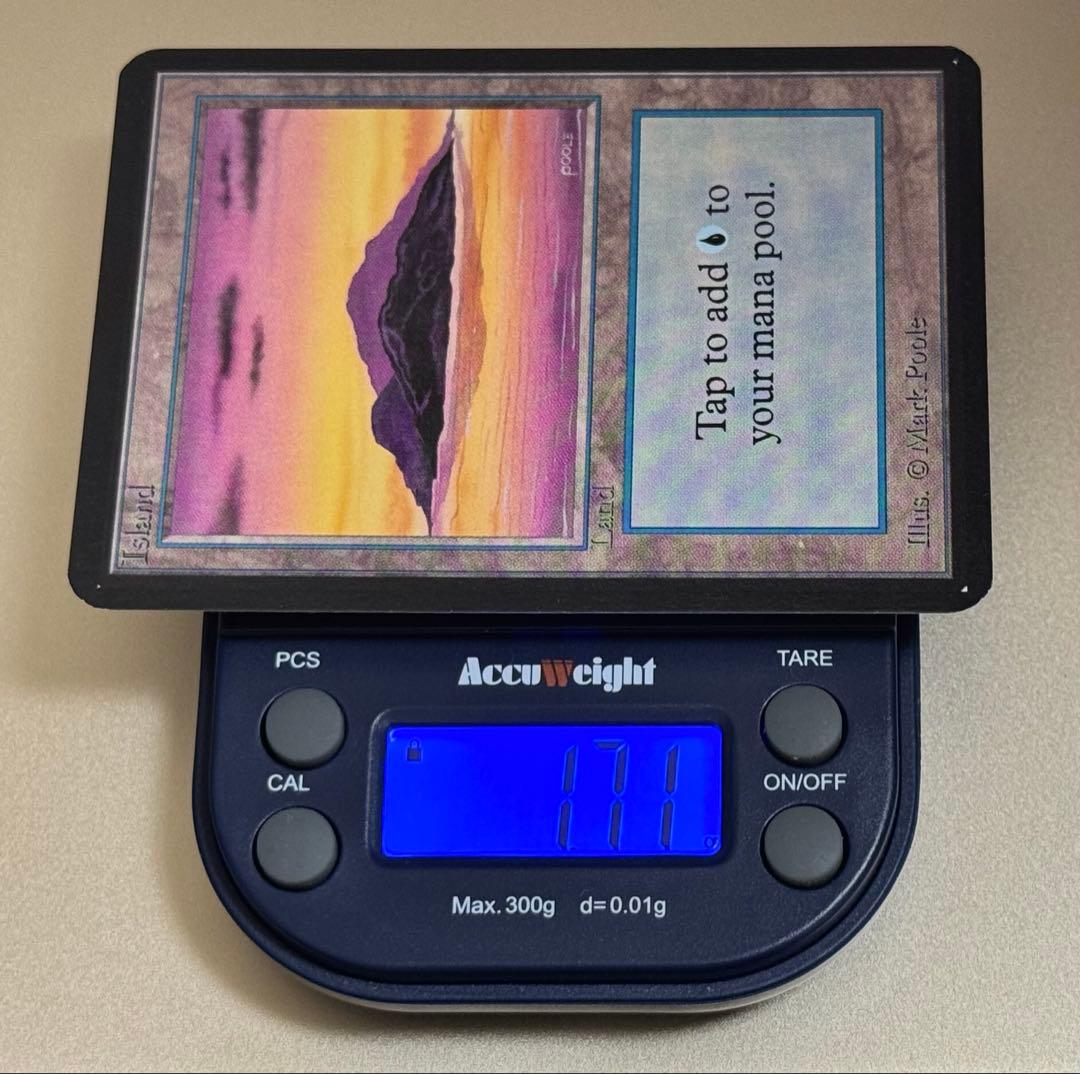 MTG 島 Island LEA NM- (A Purple)