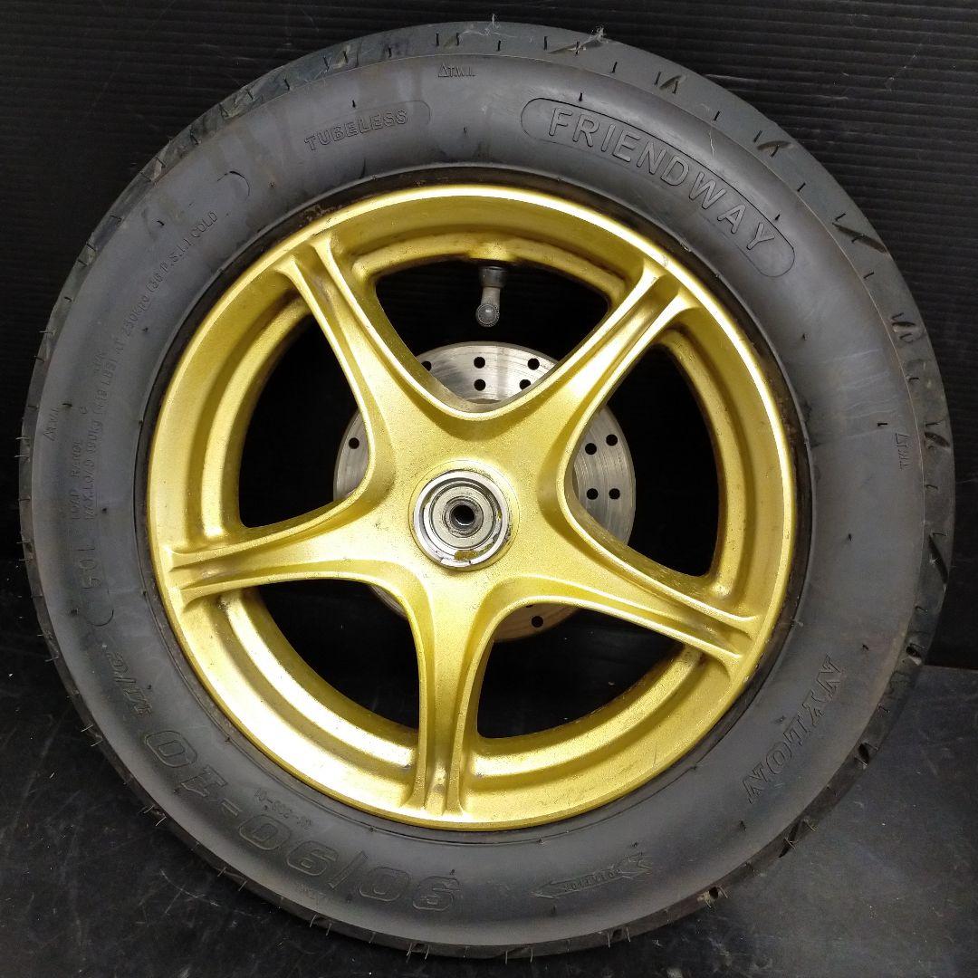 ☆10 ヤマハ JOG ZR SA39J 前後ホイール キャスト ゴールド - メルカリ