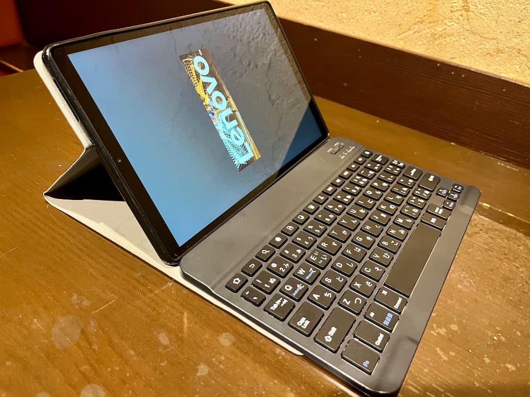 Lenovo Tab M10 HD　キーボード・カバーセット　ほぼ未使用 Lenovo Tab M10 FHD Plus キーボード TB-X606F TB-X606X ケース プラス