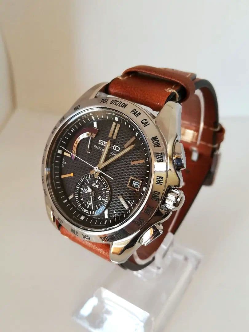 電波ソーラー、ベルト新品、美品】セイコー ブライツ 8B54-0AA0 - メルカリ