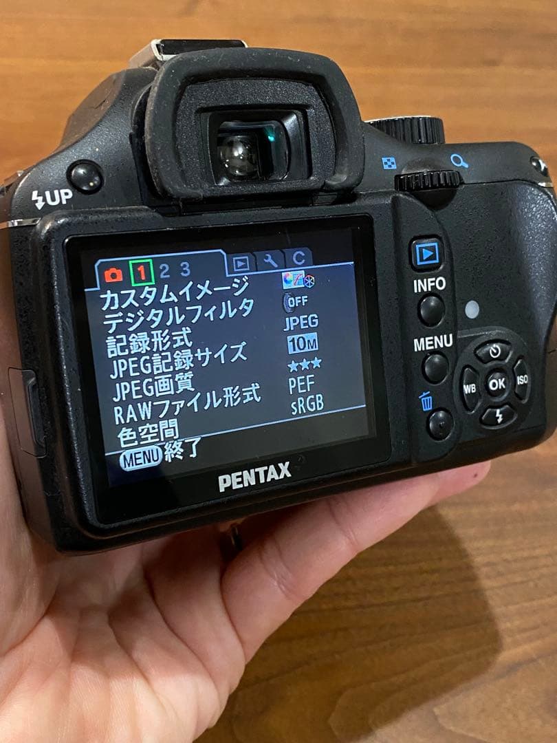 PENTAX K-m CCDデジタル一眼 FA28-80 レンズ付 動作品 デジタルカメラ