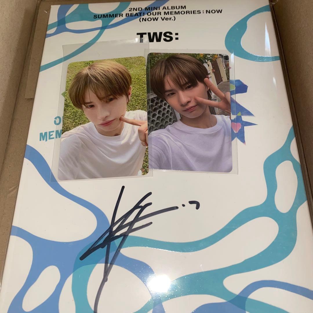 TWS ギョンミン SUMMER BEAT! NOW Ver. サイン入り - メルカリ