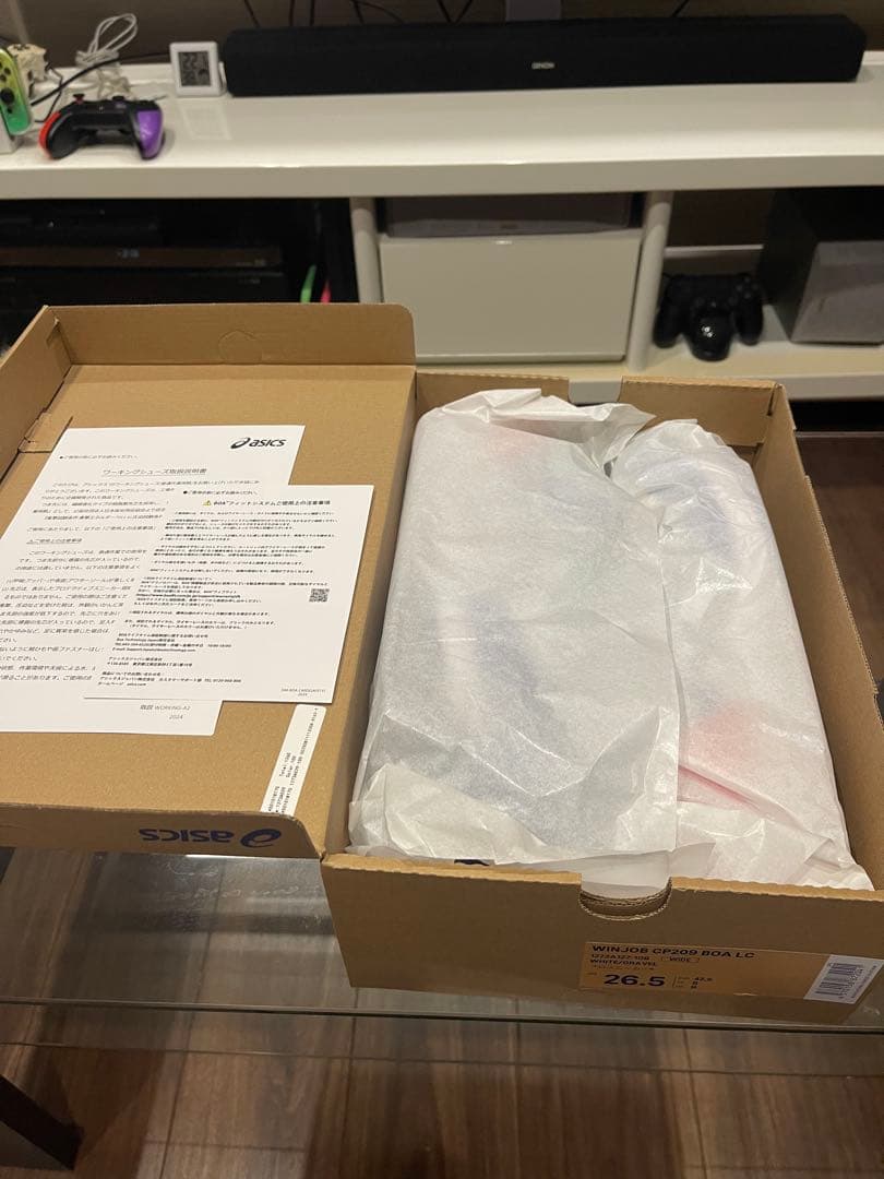 新品　安全靴　ASICS CP209 BOA LC 26.5cm 限定カラー