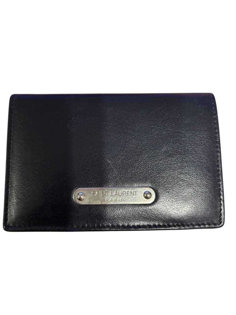 美品‼️SAINT LAURENT ネイビー　名刺入れ 楽天市場】サンローラン 名刺入れ（バッグ・小物・ブランド雑貨）の通販