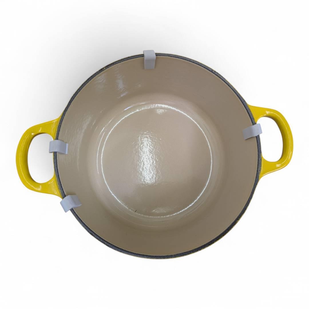 【未使用】Le Creuset ルクルーゼ 18cm 1.8L イエロー