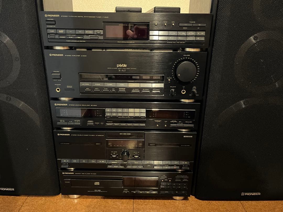 PIONEERパイオニアPRIVATEプライベートX-A5システムコンポ - メルカリ