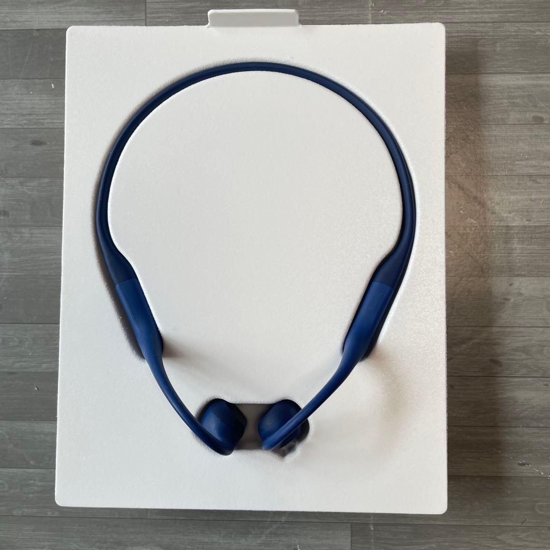 SHOKZ OPENRUN 骨伝導イヤホン ブルー