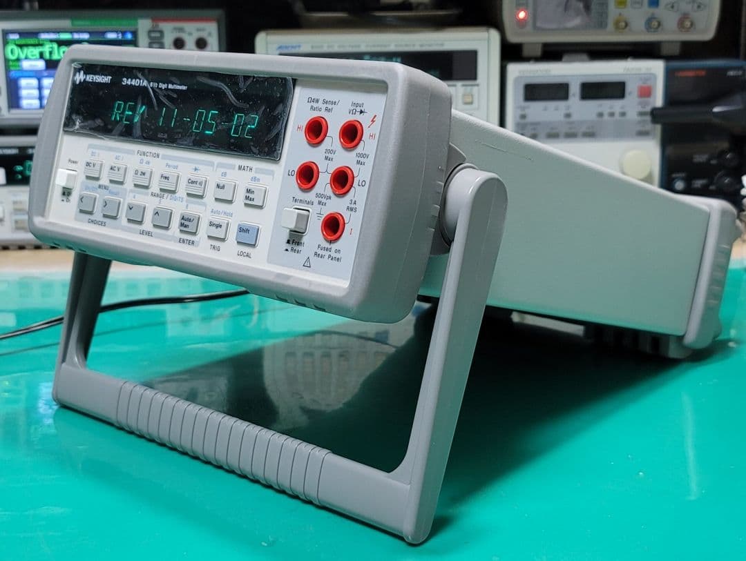 ②KEYSIGHT/HP 34401A 6.5桁 デジタルマルチメーター整備品 新