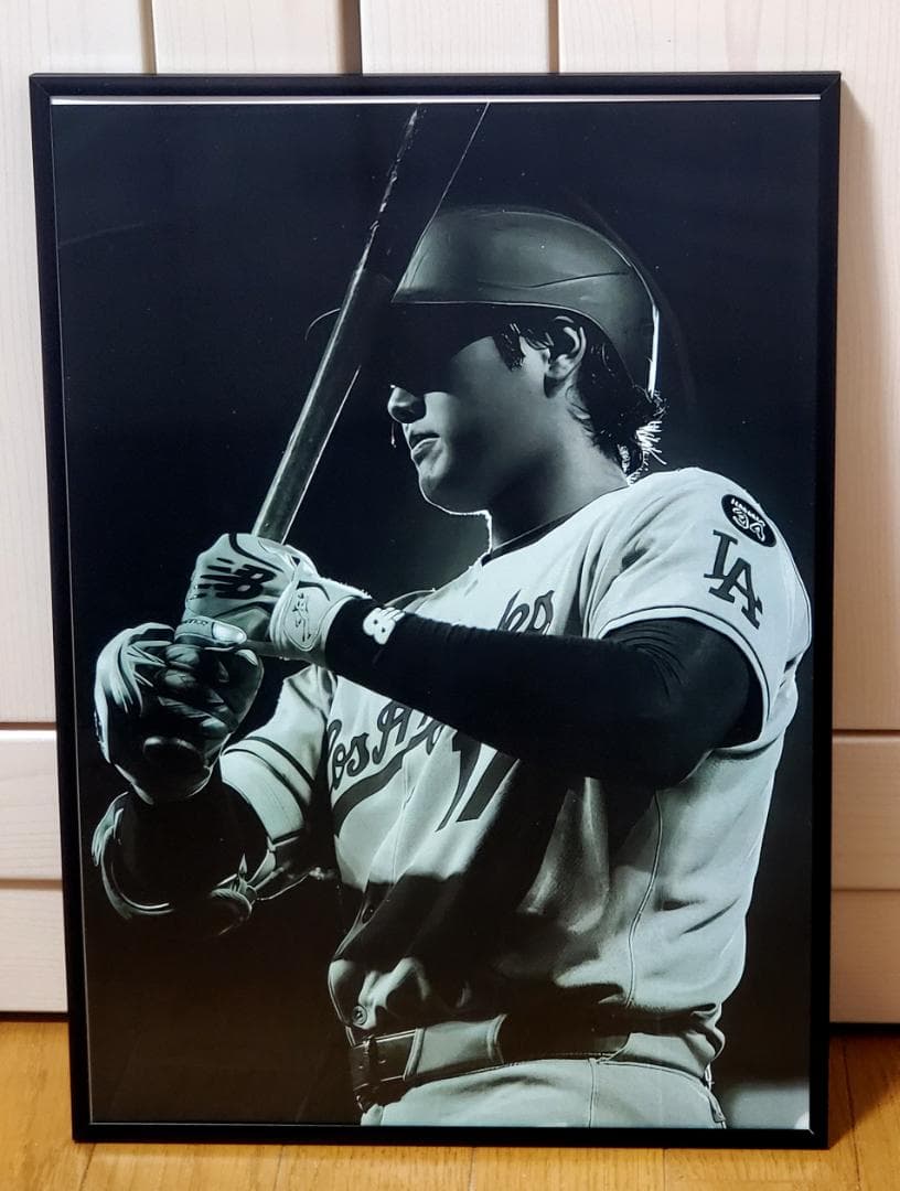 LAドジャース大谷翔平 2025年MLB WS連覇！A3ポスターフレーム付き