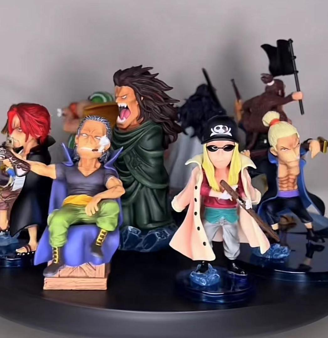 ワンピース YZ 赤髪海賊団 9点 ガレージキット ガレキ スタチュー