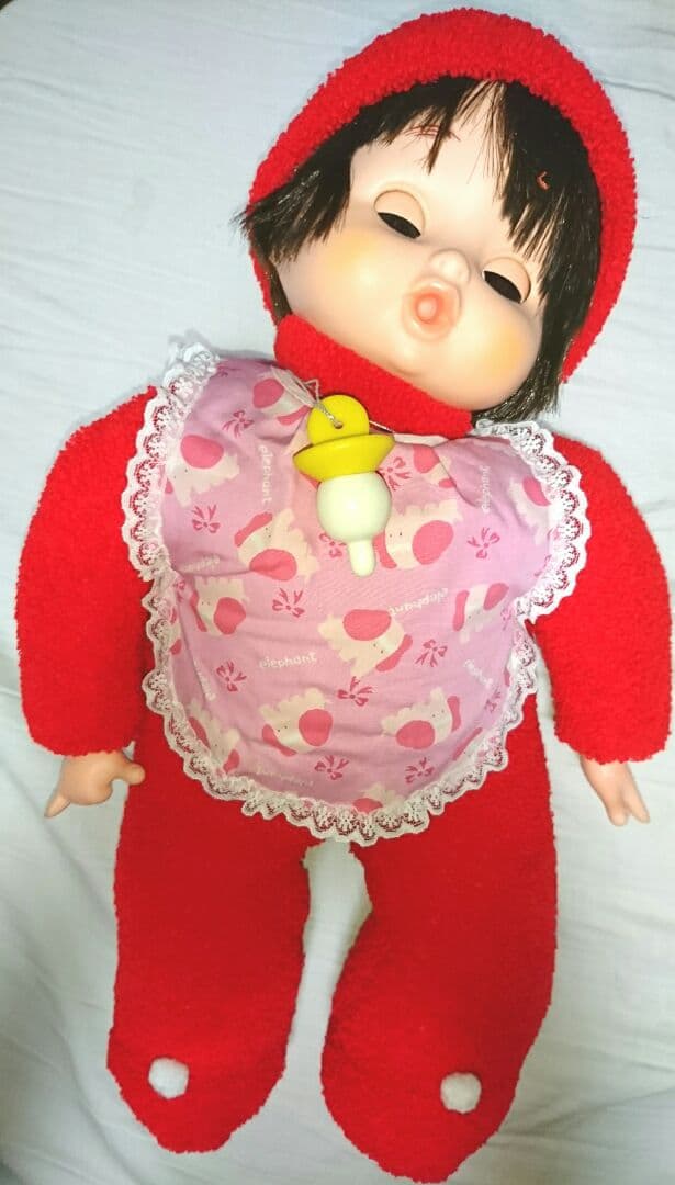 レア 新品 昭和 レトロ スリーピングアイ ベビー おしゃぶり 人形