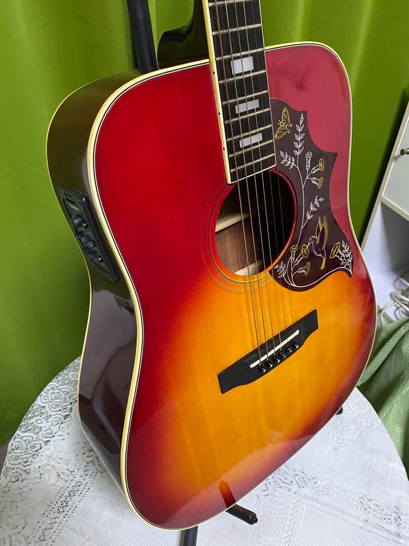 A*)様 新春特価Greco ハミングバードエレアコ 音出し良好 アコギもOK