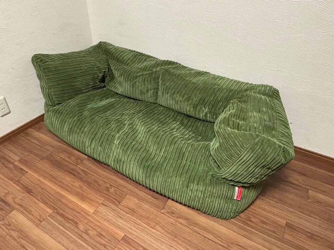 美品】loungepug 2人掛けアルバートソファビーズクッション - メルカリ