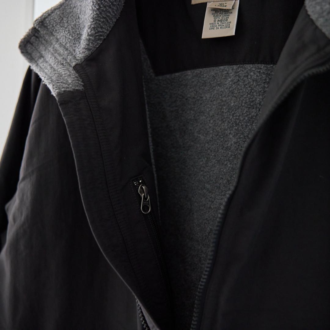 激レア胸刺繍なし L.L.Bean ウォームアップジャケット ブラック L