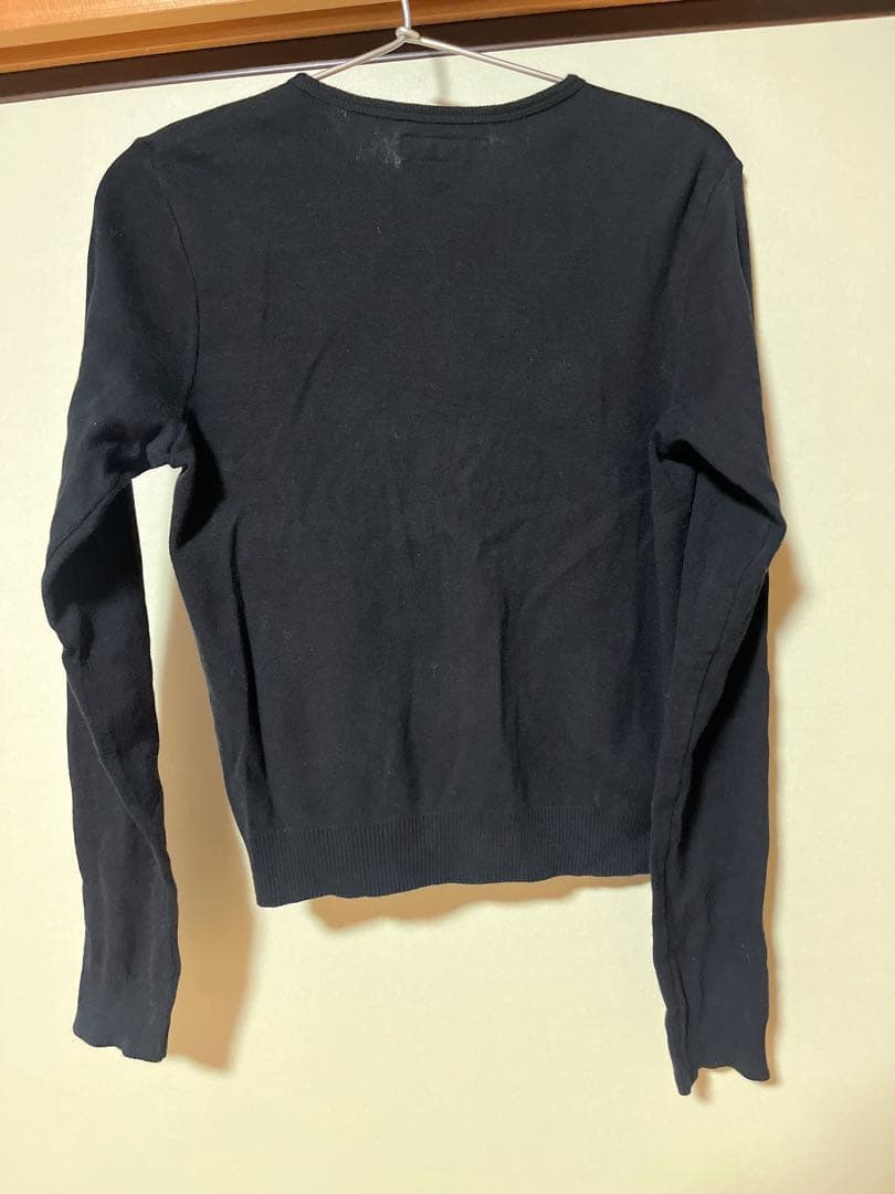 アニエスベー　コットン ニット 長袖 カーディガンプレッション \"Swing\"