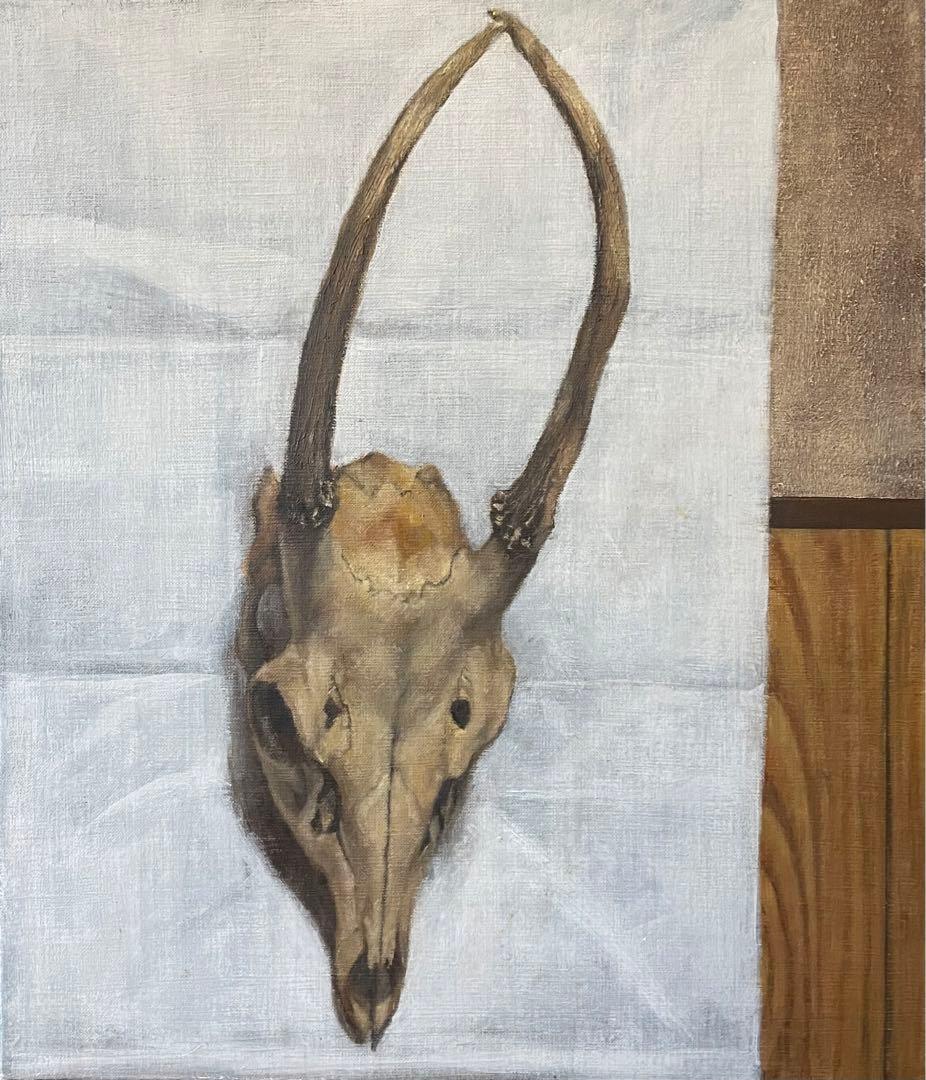 F10 油絵『鹿の骨の習作』 F10 油絵『鹿の骨の習作』 F10 油絵『鹿の骨の習作』 F10 油絵『鹿の骨