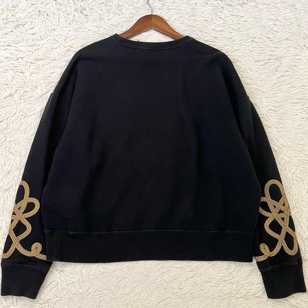 ✨希少✨ポロラルフローレン トレーナー スウェット 刺繍 黒 L 現行QR