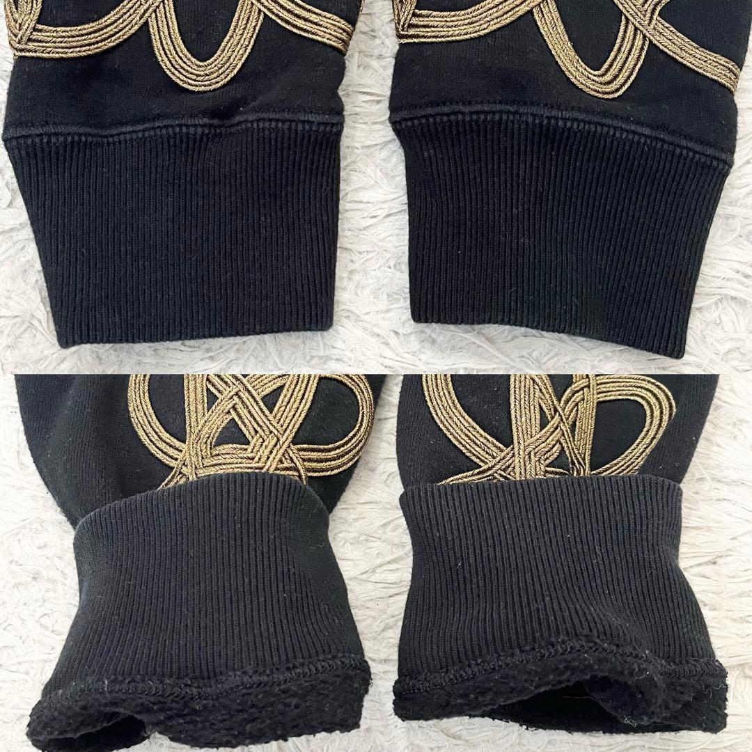 ✨希少✨ポロラルフローレン トレーナー スウェット 刺繍 黒 L 現行QR