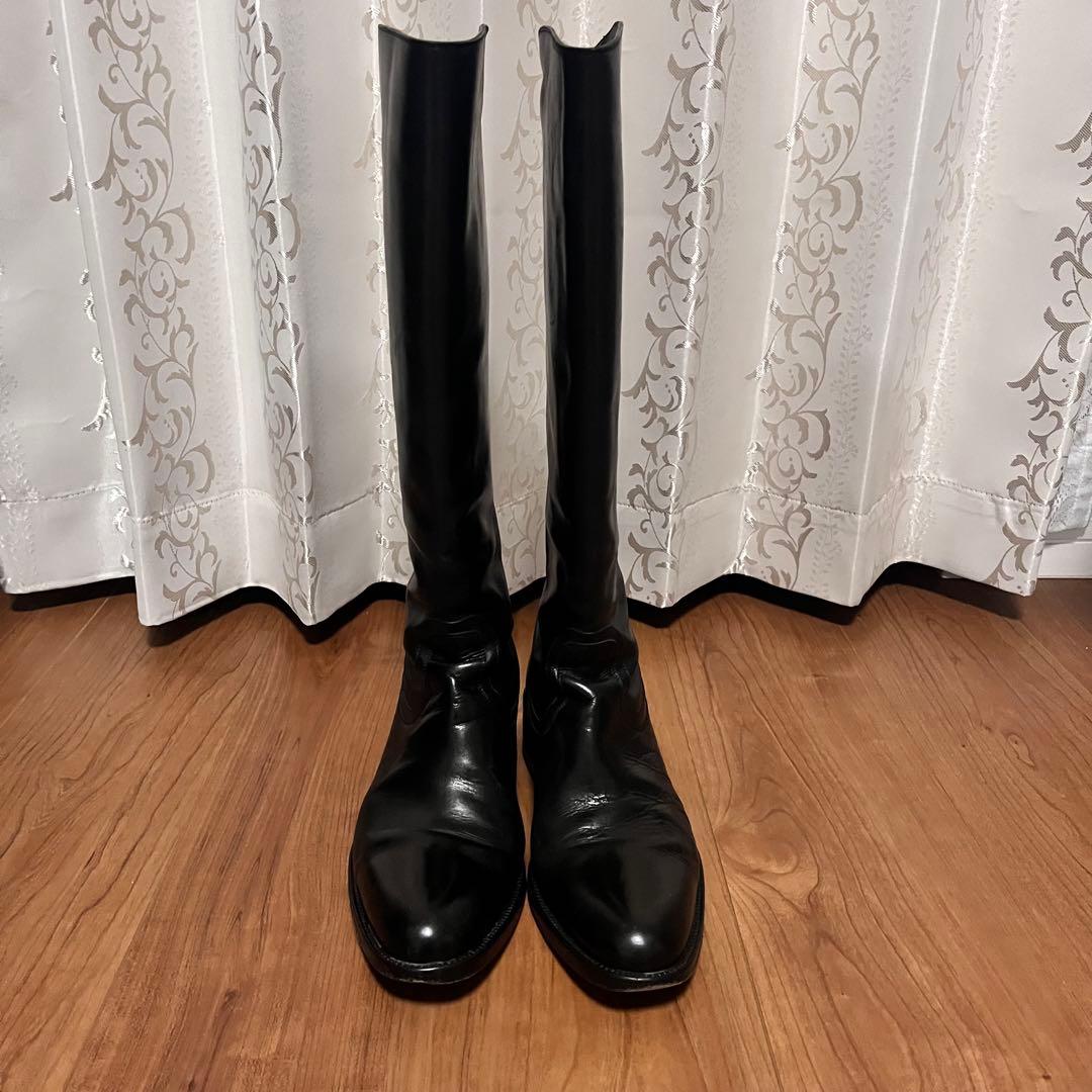 SARTOREサルトル　ブラック ジョッキーブーツ　37.5 24.5cm