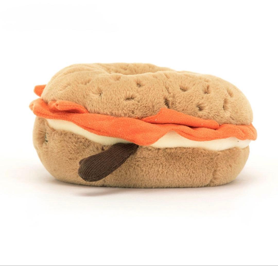 《新品タグ付き》ジェリーキャット ベーグル パン ぬいぐるみ