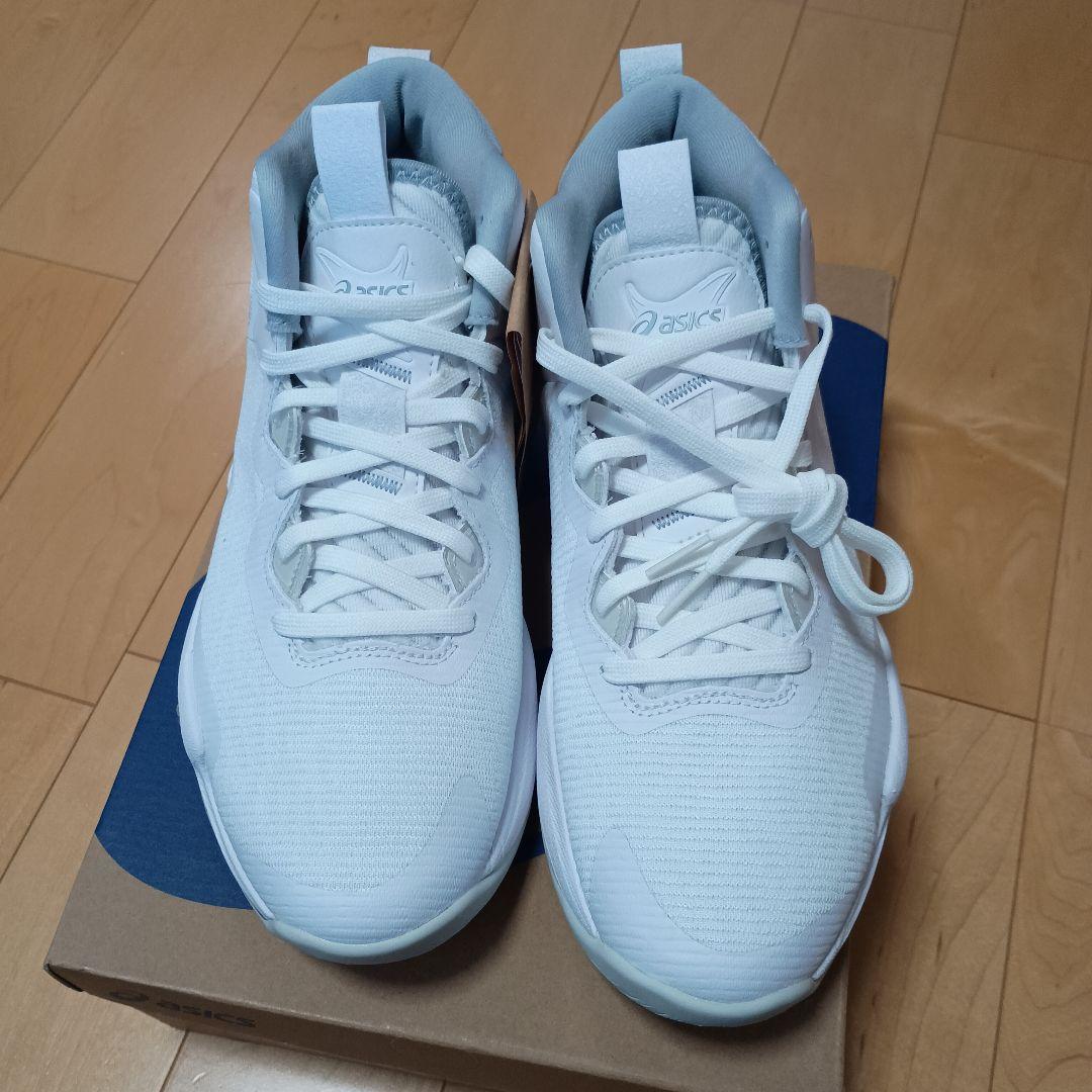 アシックス 26.5cm NOVA SURGE3 バスケット ホワイト 白