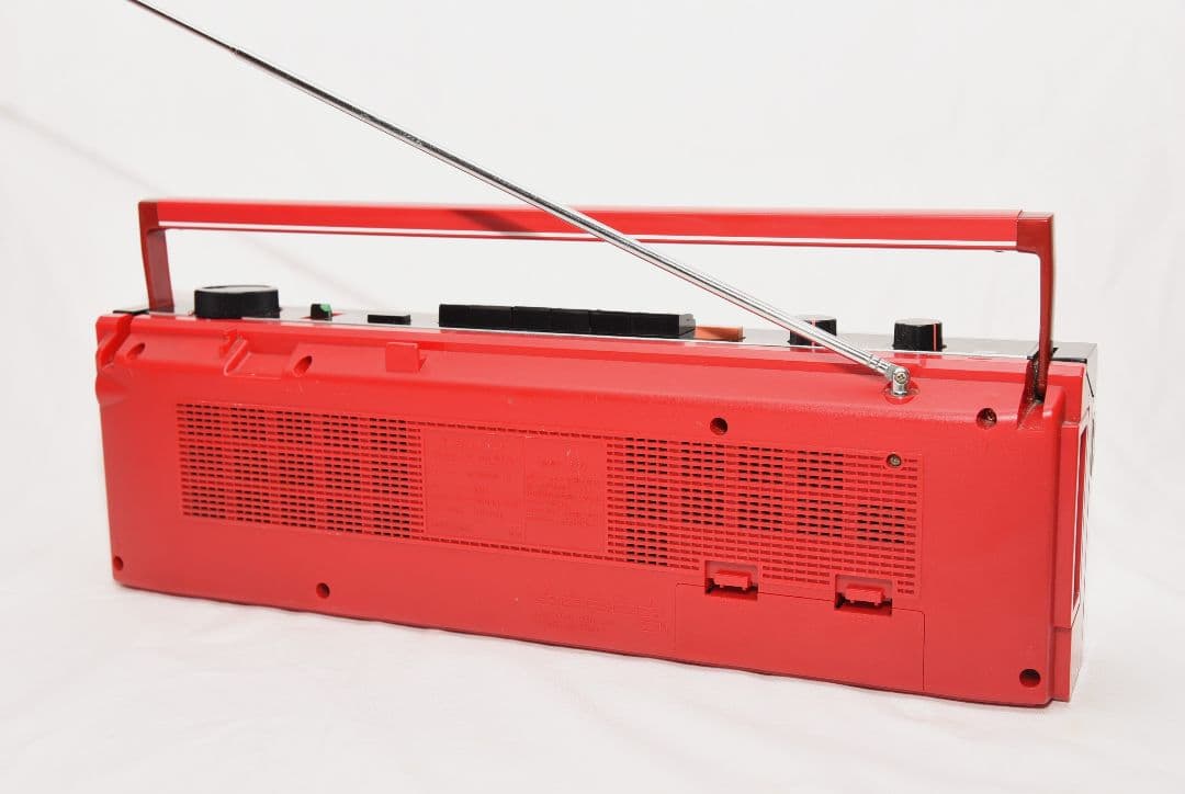 SANYO ラジカセ MR-U4SA レッド サンヨー 昭和 レトロ - メルカリ