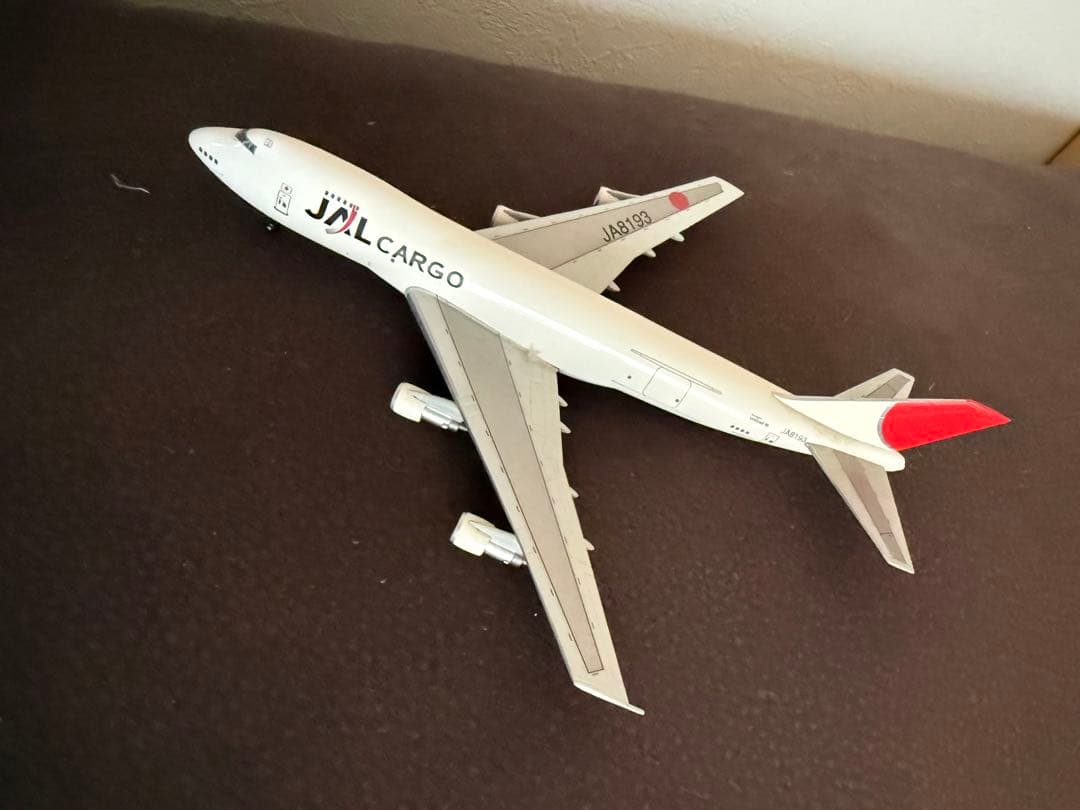 レア】1/400 B747-200 JALカーゴ貨物機JA8193 飛行機模型 - メルカリ