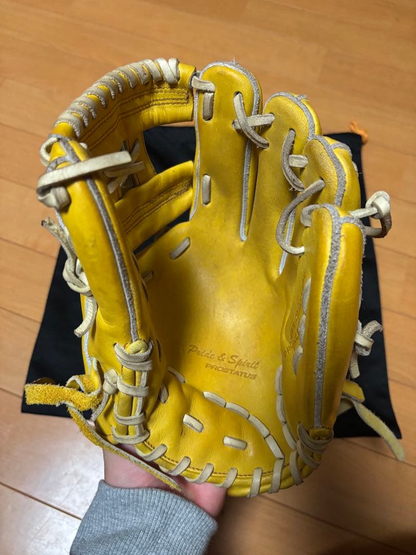 硬式内野手用】ZETT PROSTATUS 野球 イエローBPROG 364 - メルカリ