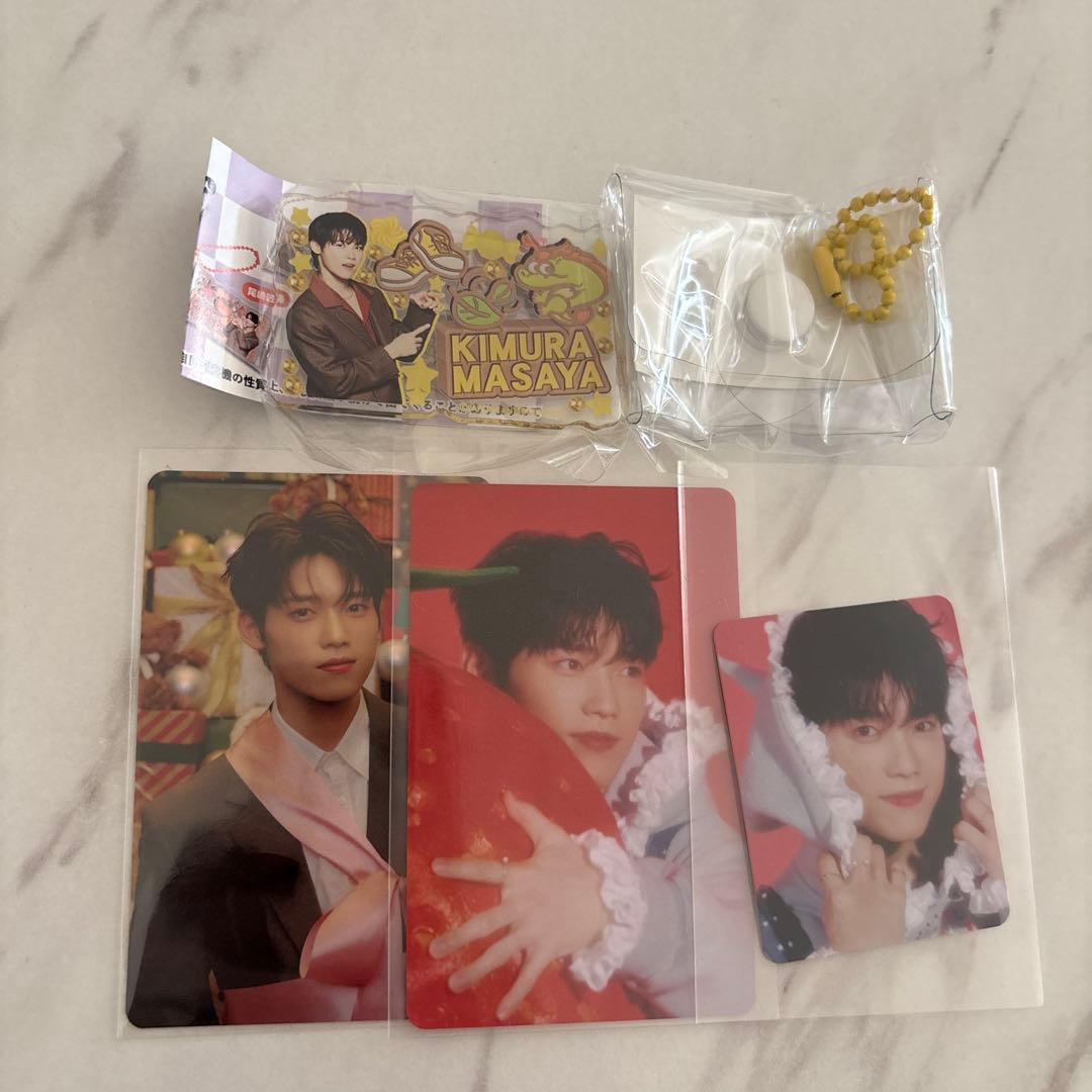 みてコレ！INI木村柾哉1個＋トレカ2枚＋ミニトレカ1枚セット - メルカリ