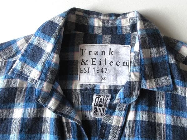 USA製 Frank&Eileen BARRY チェックシャツ XS - メルカリ