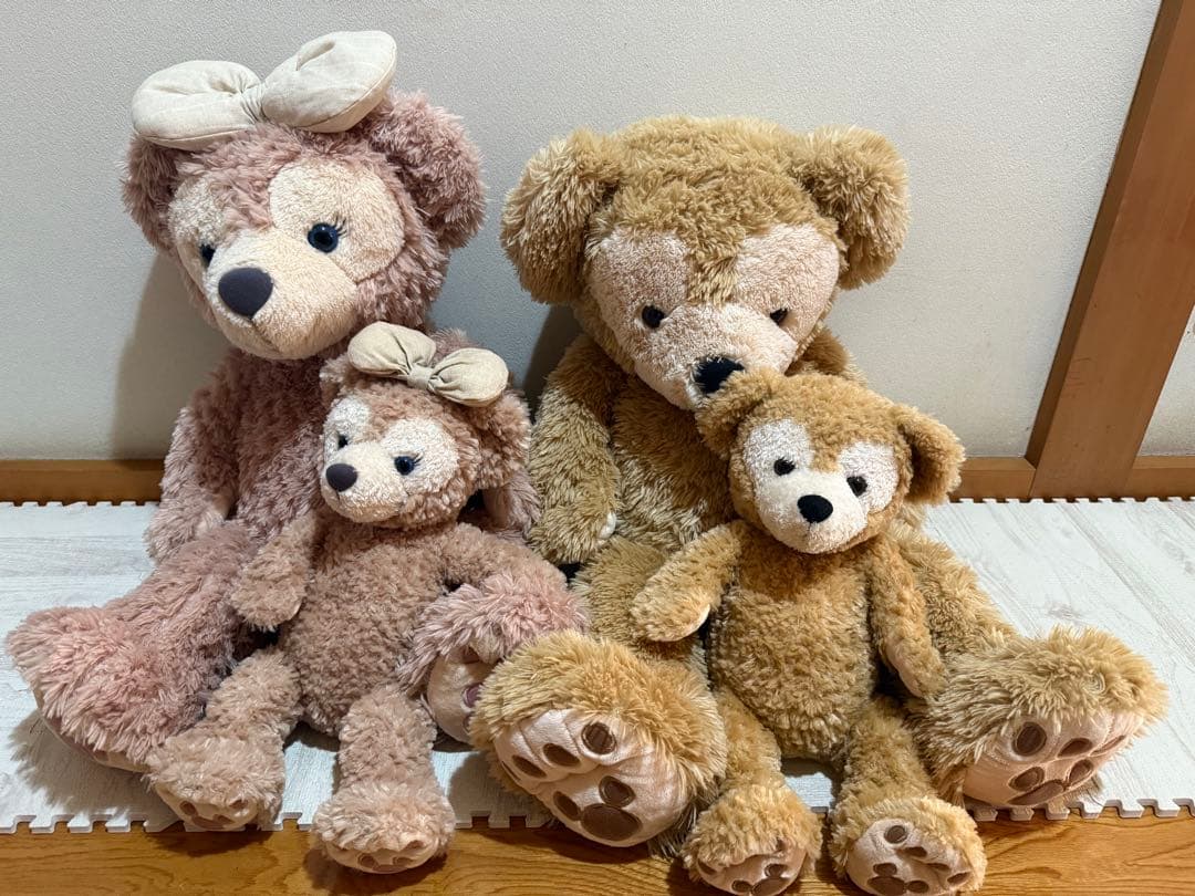 ダッフィ シェリーメイ ぬいぐるみ M S 旧L - メルカリ