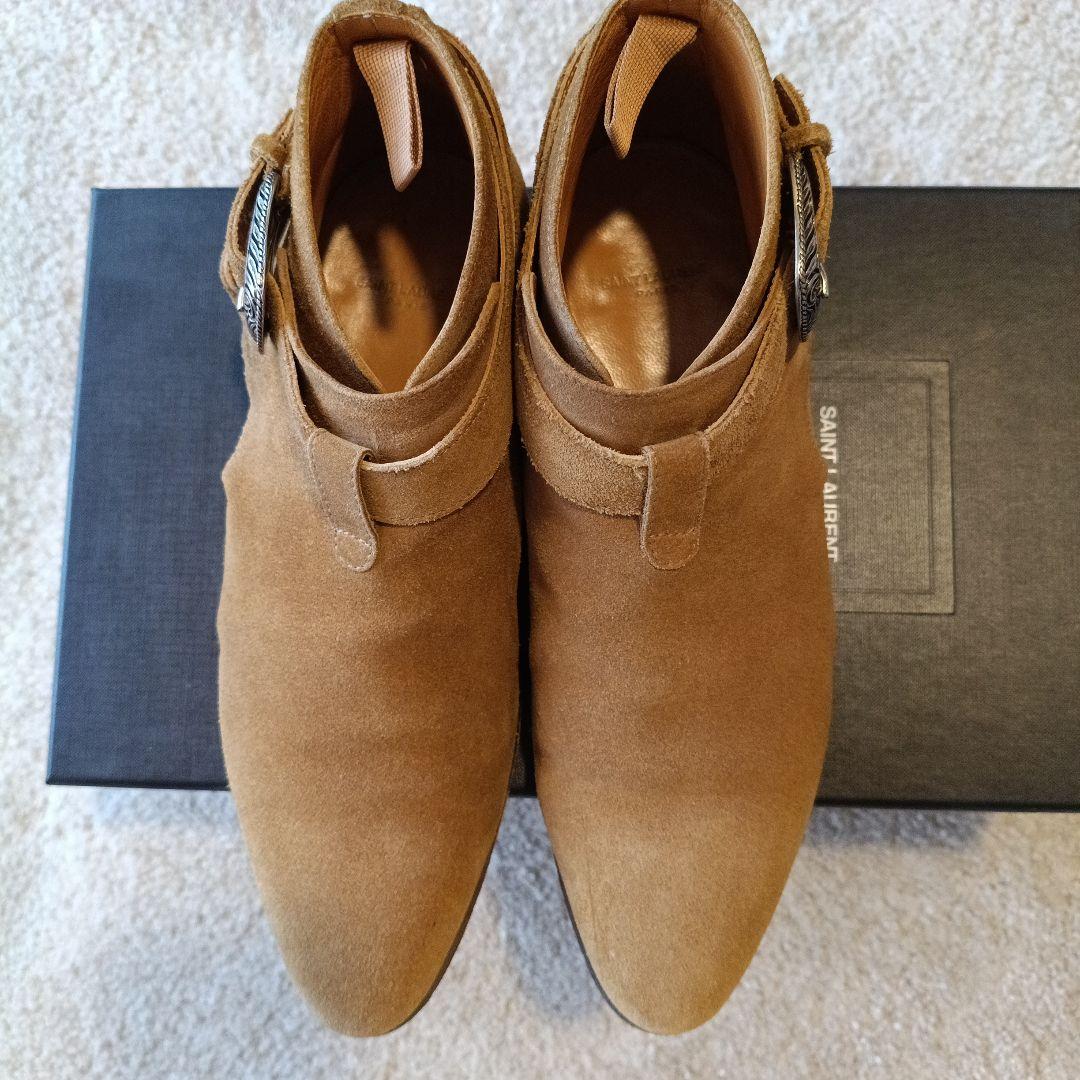 カ*ノ様 サンローラン クロップド ウエスタン ジョッパーブーツ