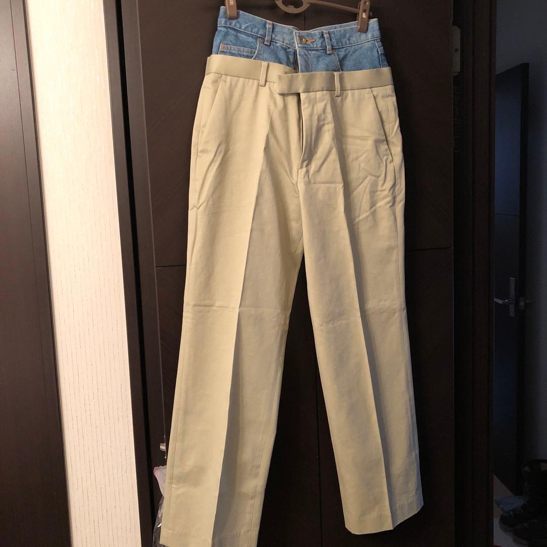 新品アンスクリア　INSCRIRE38 ドッキングチノパン IENA（イエナ）の「INSCRIRE/アンスクリア Super Loose Chino PT