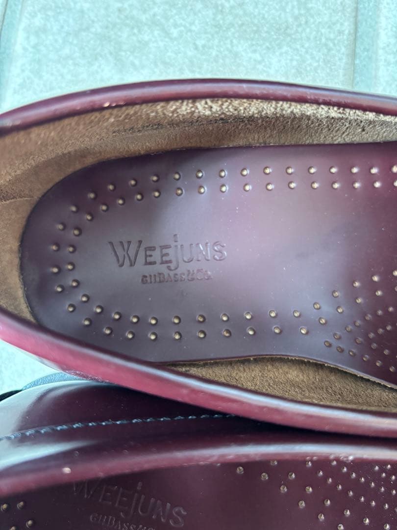 G.H.BASS weejuns ローファー バーガンディ レザー US9D