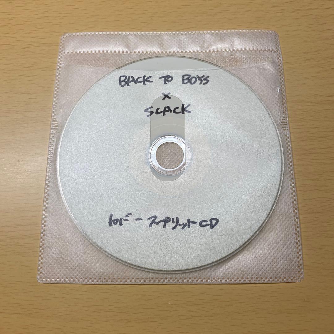 廃盤】BACK TO BOYS×SLACK カバースプリットCD【限定】 - erikdjones.com