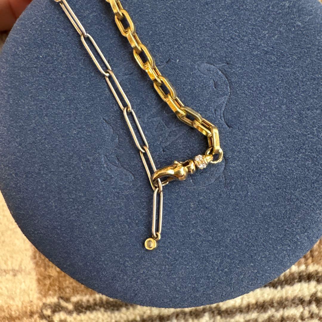 MILAMORE デュオチェーン Jr. アンクレット ダイヤモンド 18K - メルカリ