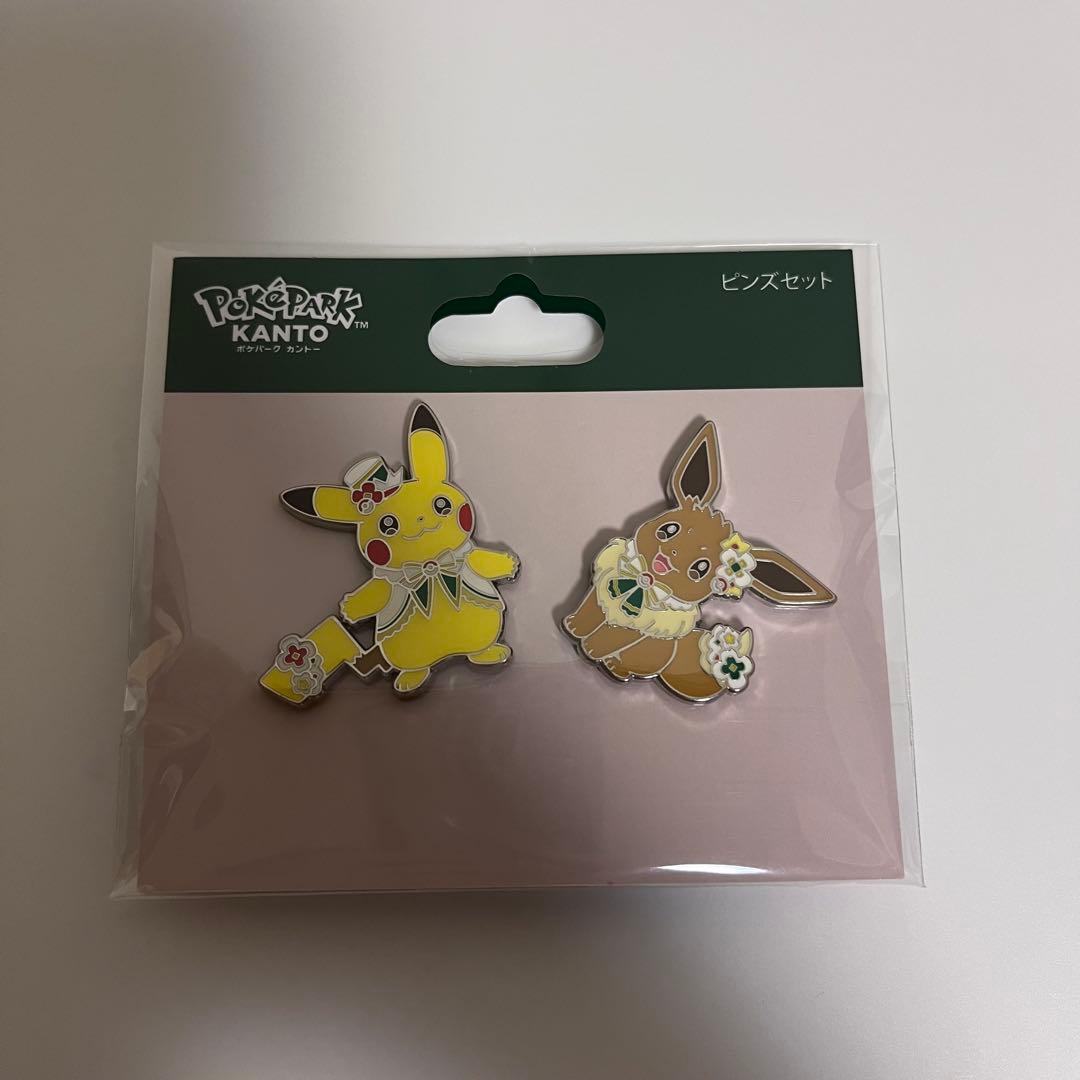 ポケパークカントー ピカチュウ・イーブイ ピンズセット - メルカリ