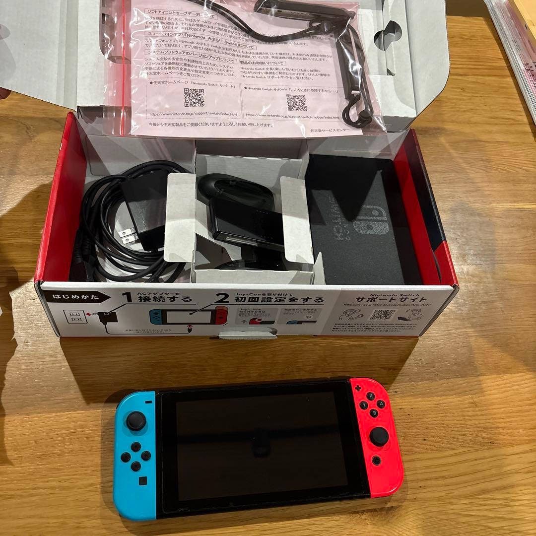 Switch 本体　セット　ジャンク Nintendo Switch 本体 Joy-Con 4色セット ジャンク
