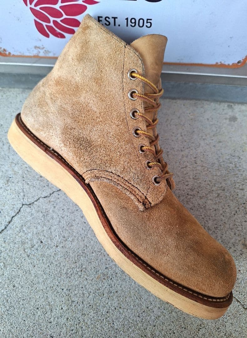レッドウィング 8167 スエード プレーントゥ 8.5E redwing