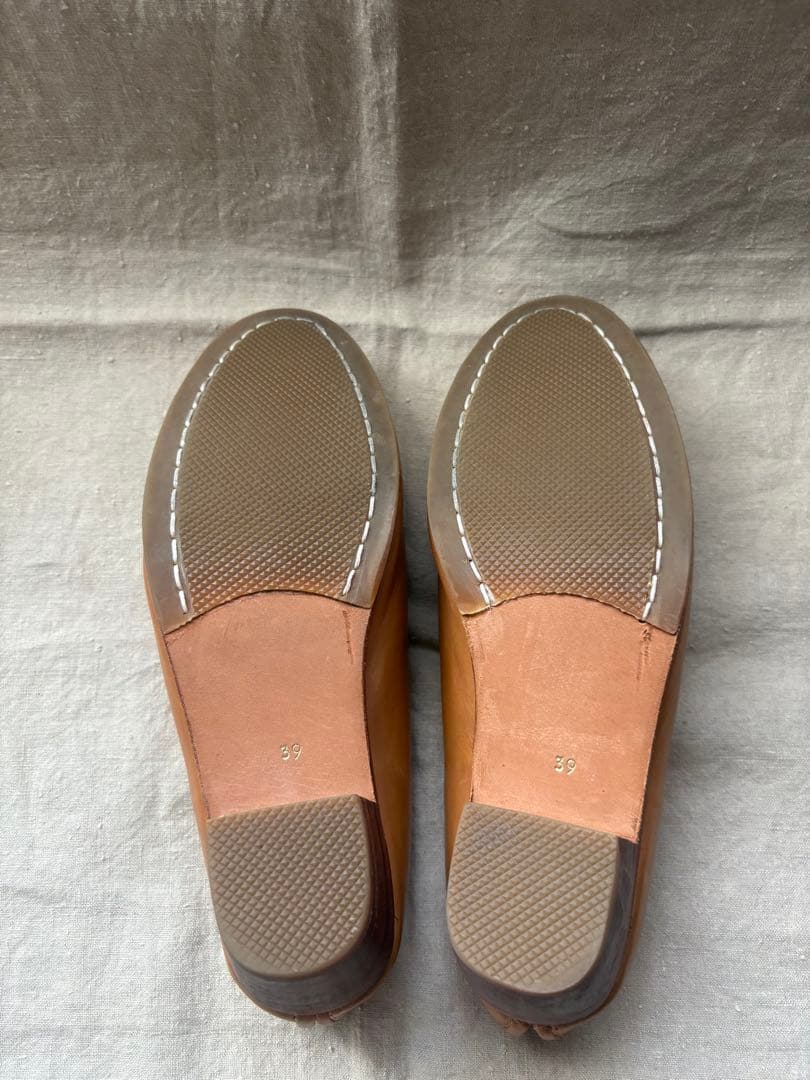 hcubuchフーブ　カウレザーサボ　はまぐり型　39 24.5cm