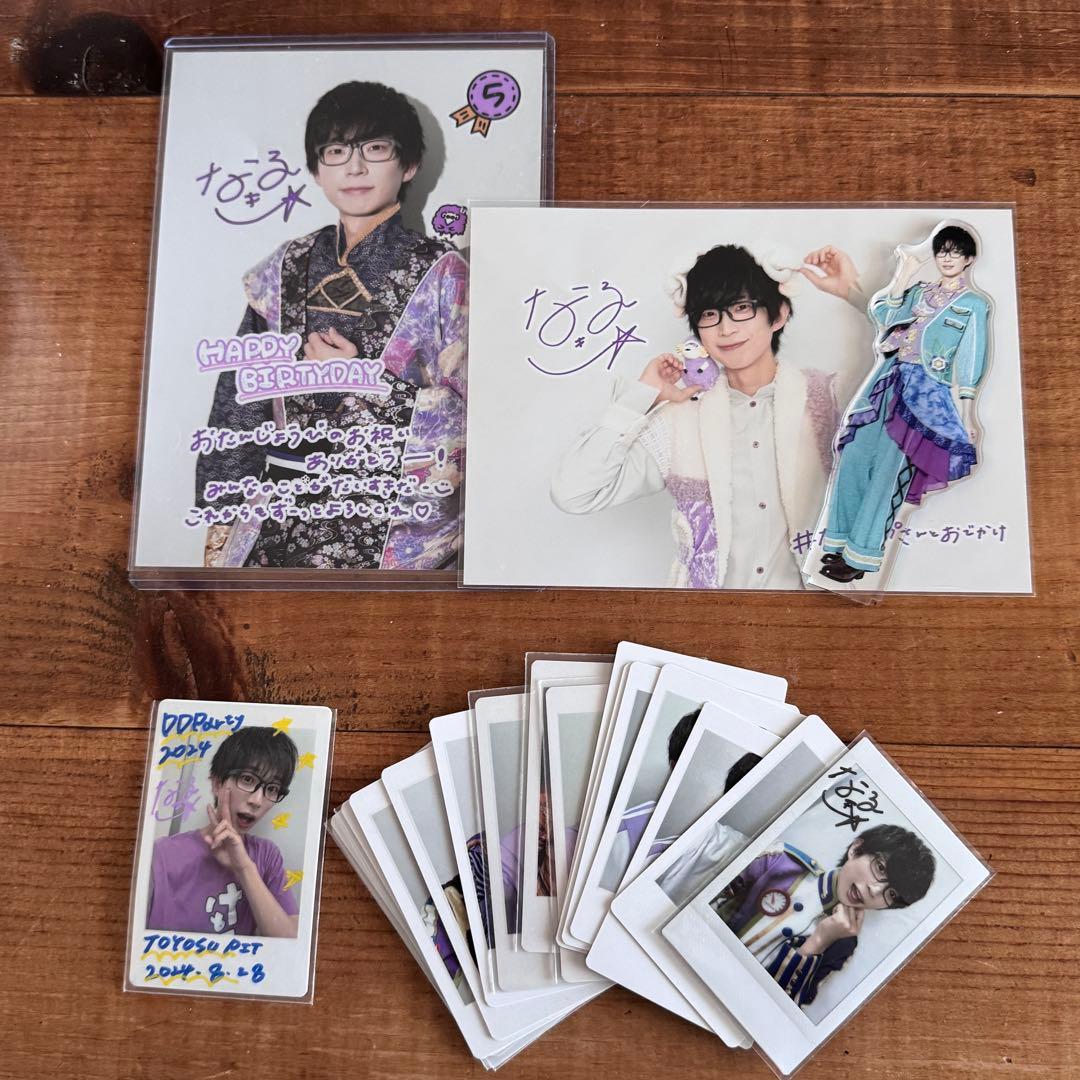 パンダドラゴン パラゴン なるき チェキ ハピカ 落書き 2L アクスタ