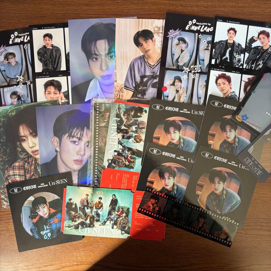 EVNNE スンオン トレカ ケイタ ハンビン ムンジョンヒョン ジフ - メルカリ