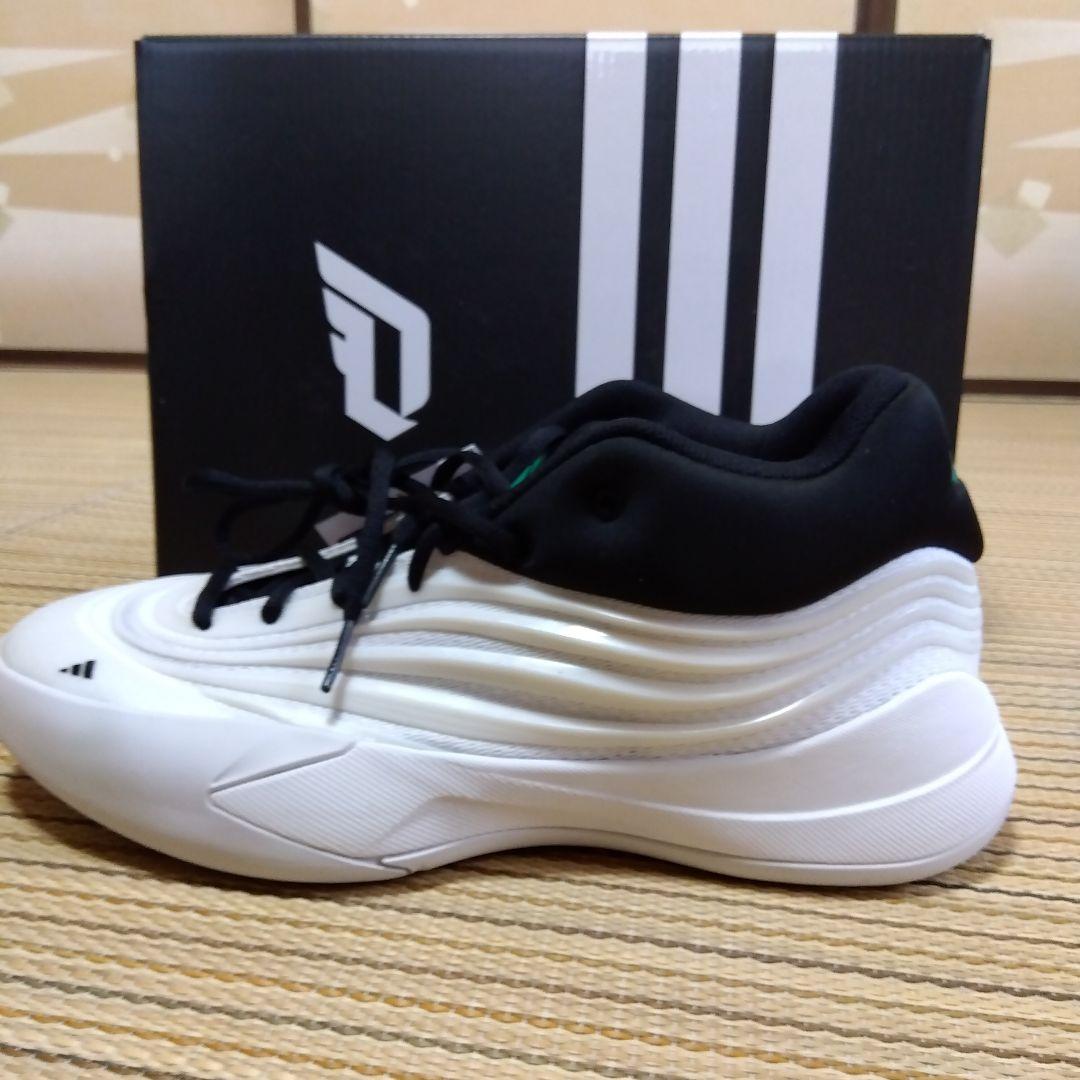 adidas デイム10 バスケットシューズ 270サイズ ホワイト/ブラック アディダス（adidas）（キッズ）キッズ ジュニアバスケットシューズ