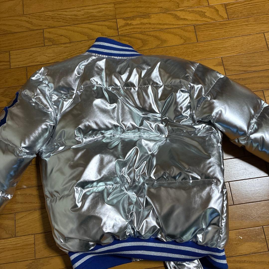 MLB公式 ブルックリンドジャース スタジャン Mサイズ シルバー