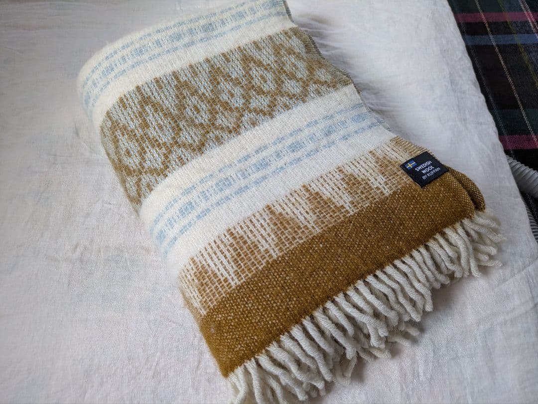 KLIPPAN ベッドスロー KLIPPAN/クリッパン スロー ゴットランド マルチ ピンク