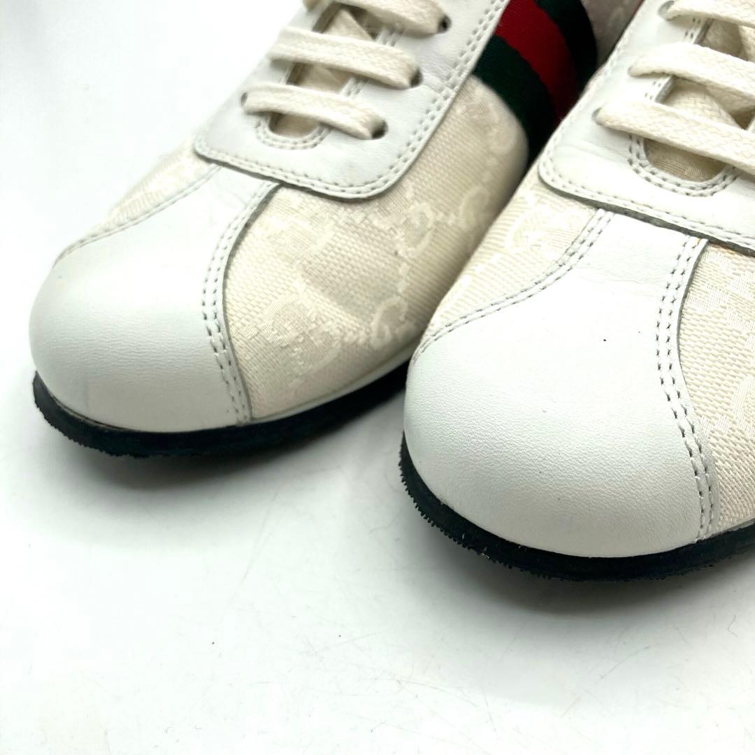 新品✨ ジュニア GUCCI 【20.0cm】 シェリーライン シマ GG