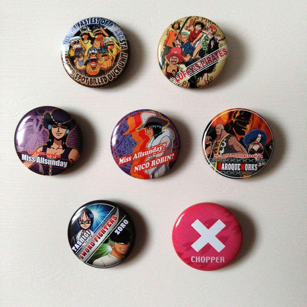 ワンピース 缶バッジ 初期レア7個セット - メルカリ
