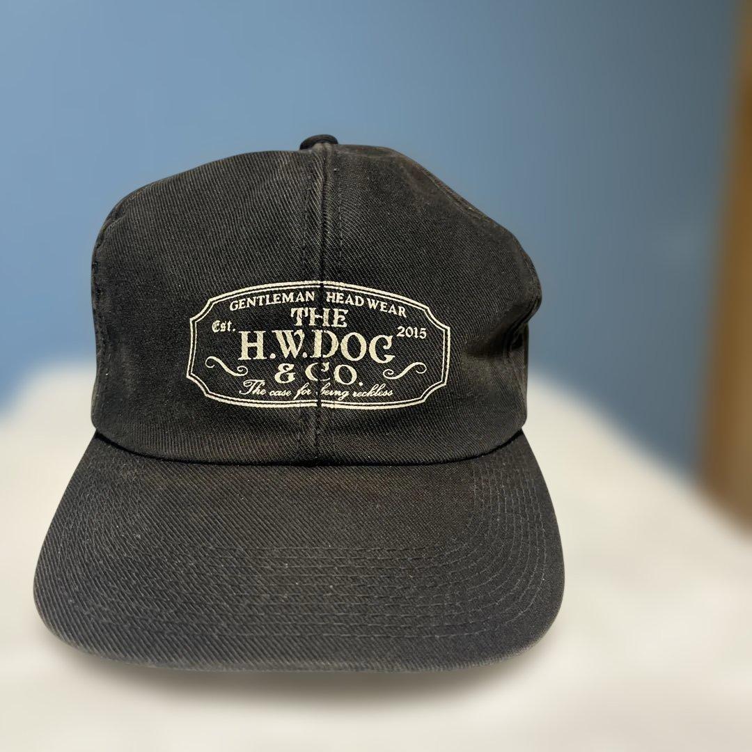 ね*ま様 THEH.W.DOG & CO. ブラック　トラッカーキャップ　ONE THE H.W.DOG&CO. TRUCKER CAP ザエイチダブリュードッグアンドコート