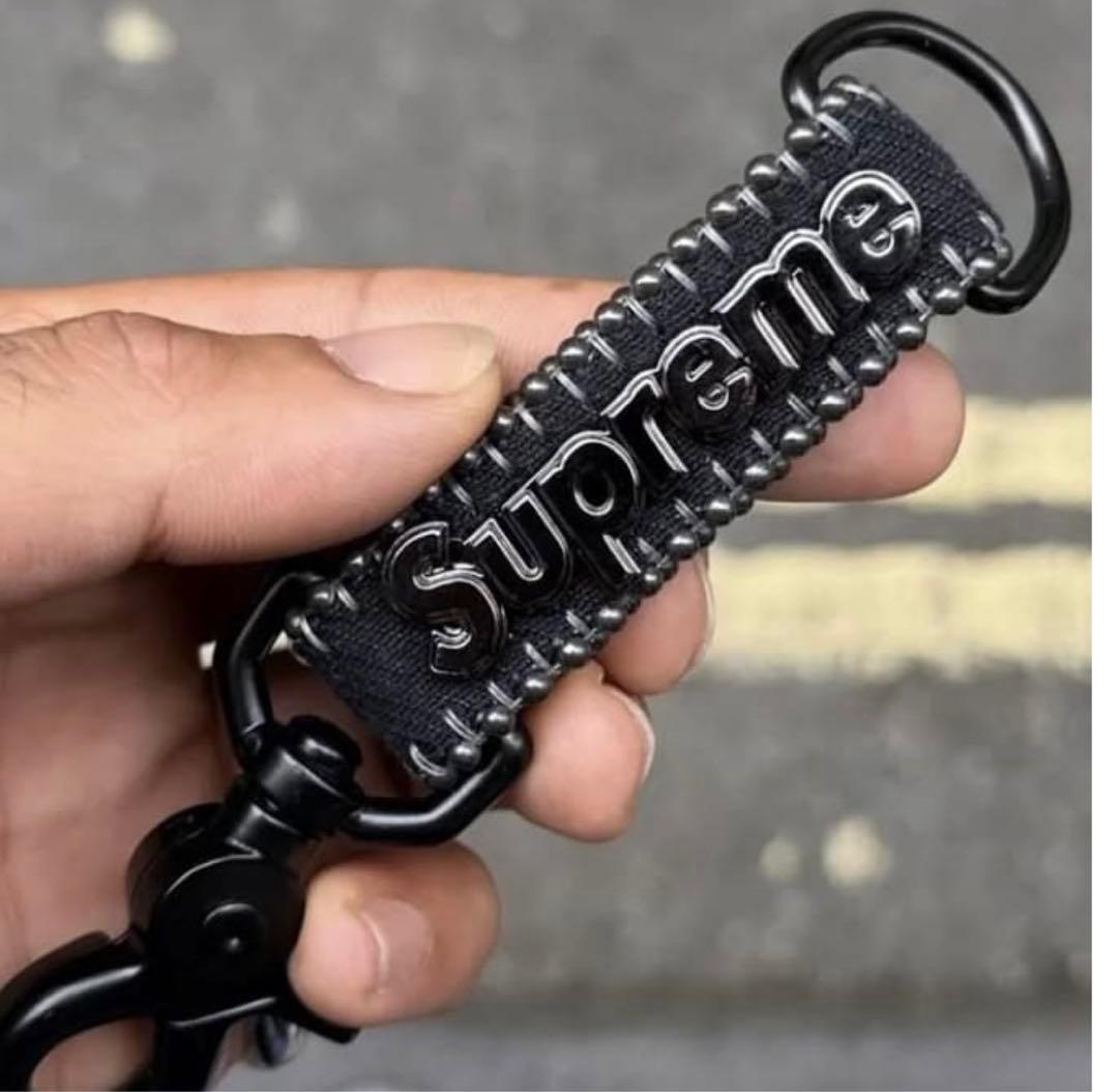 小物 Supreme x b.b.Simon Denim Keychain Black